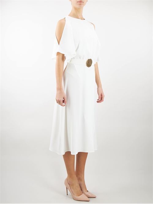 Midi dress with belt Simona Corsellini SIMONA CORSELLINI | abito | AB07701TTEC0010359